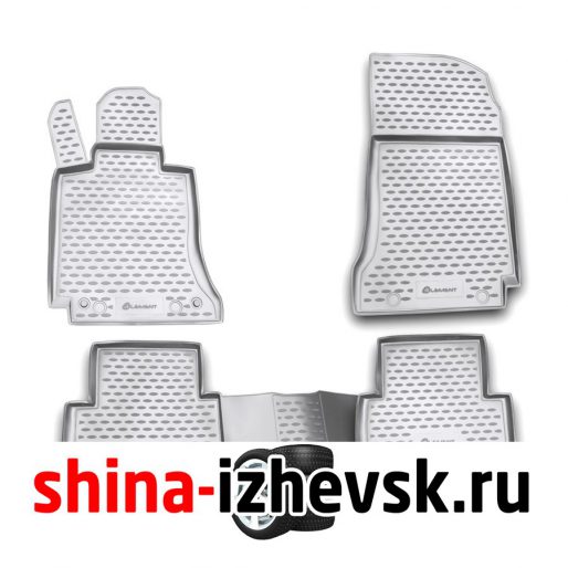 Коврик Autofamily коврик в салон полиуретановый серый для MERSEDES-BENZ С-Class W204 2007-2014 в Ижевске